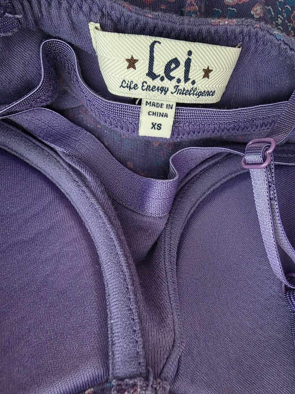 Lei Pink Floral Small & Lilac XS 2 Camisole Tops - Picture 3 of 5
